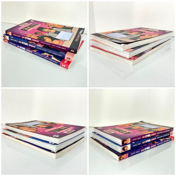 Lot of 3 Archie Comics BIG ETHEL ENERGY Graphic Novel Vol 1  2  3 Ahmed Keenan - Picture 14 of 14